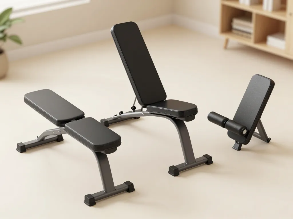 Différents bancs abdominaux illustrés pour choisir le bon modèle à domicile