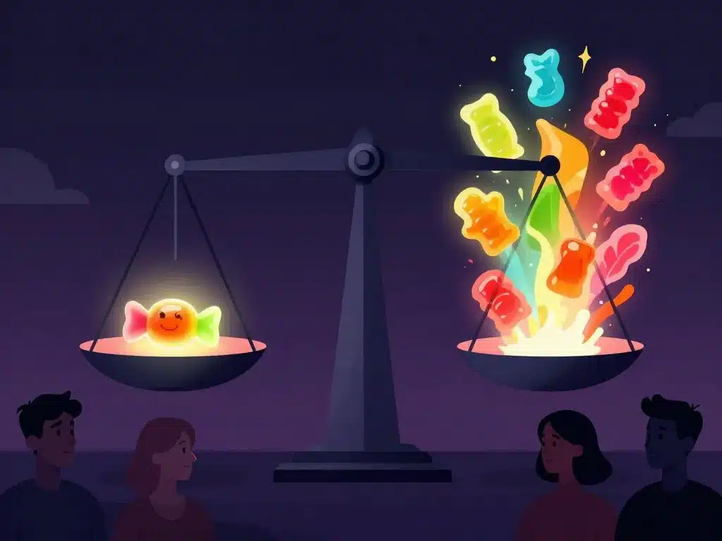 Visuel dosage bonbon thc surdose risques