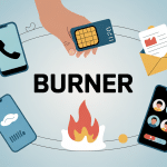 burner illustration outils jetables confidentialité