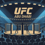 carte ufc abu dhabi illustration événement mma