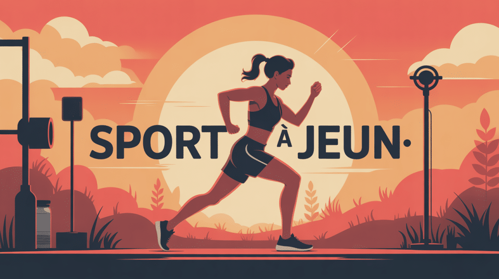 faire du sport a jeun silhouette entraînement matin énergie