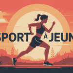 faire du sport a jeun silhouette entraînement matin énergie