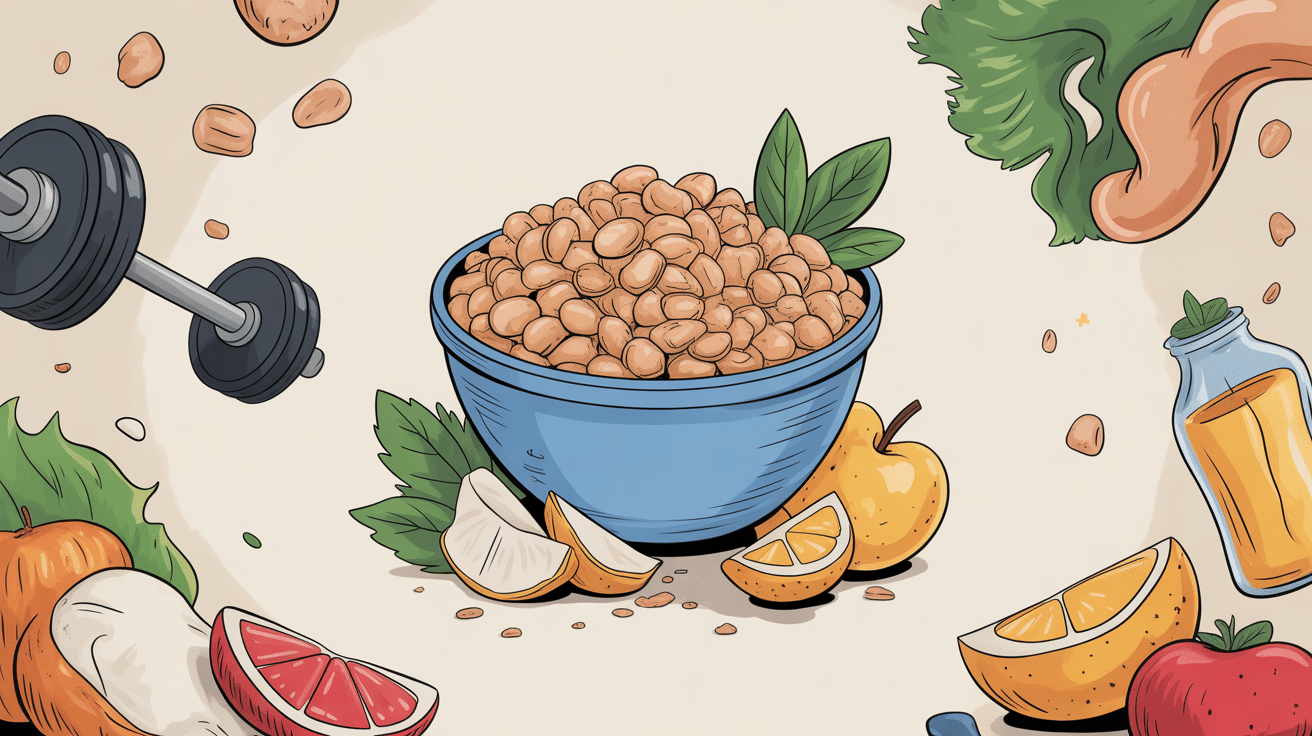 flocon d avoine prise de masse bol haltères nutrition