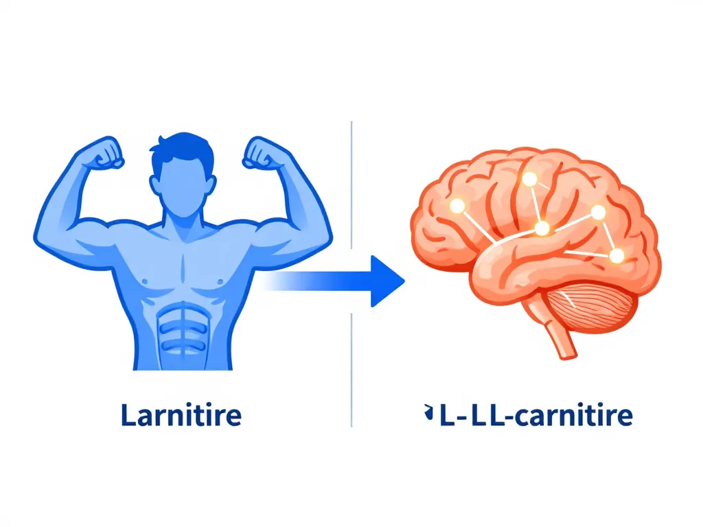 l carnitine and acetyl l carnitine muscles mitochondries cerveau