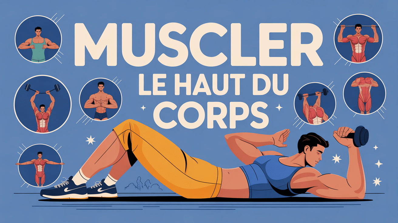 muscle haut du corps exercices principaux illustration