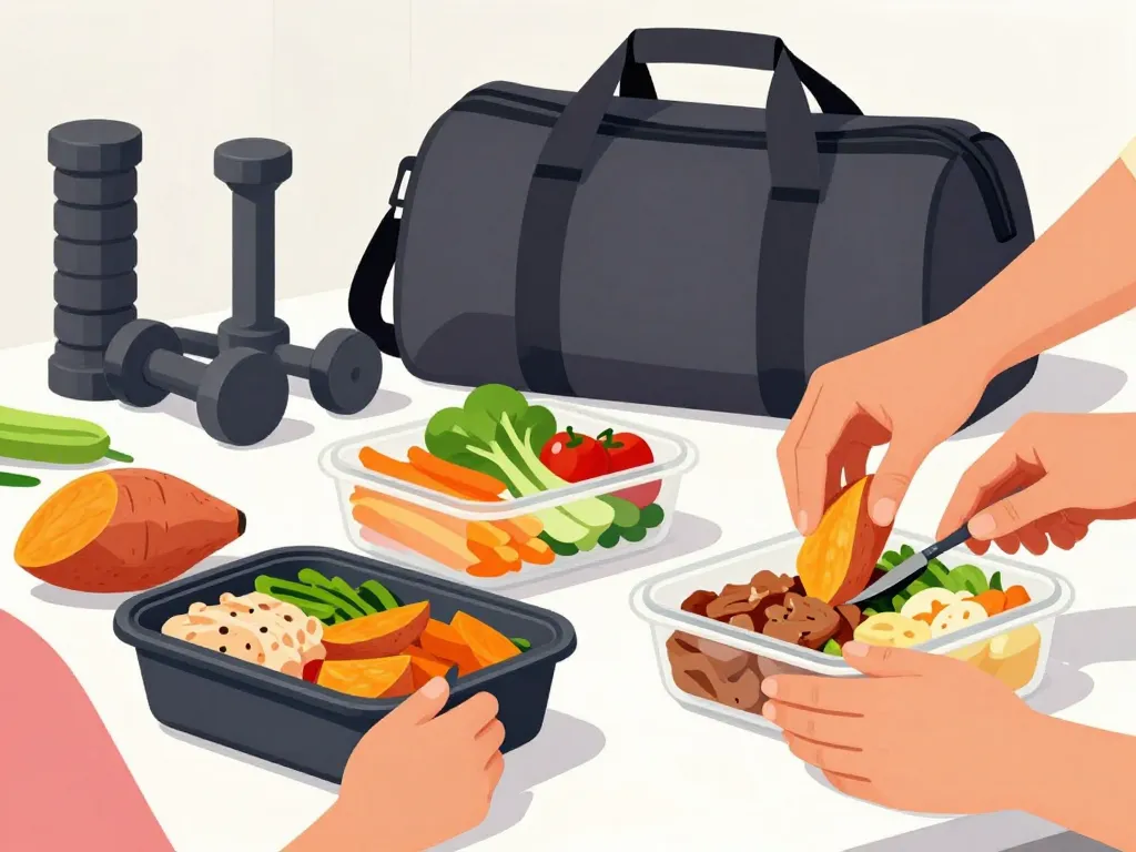 patate douce muscu, organisation repas musculation