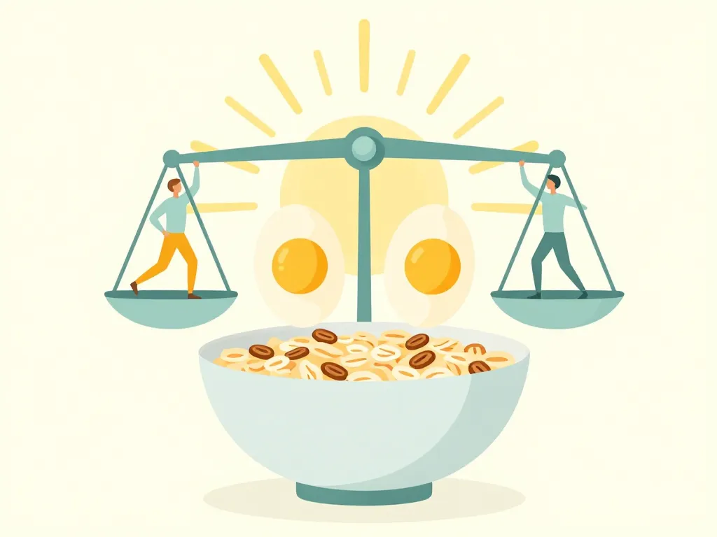 petit dejeuner flocon d'avoine oeuf avantage nutrition