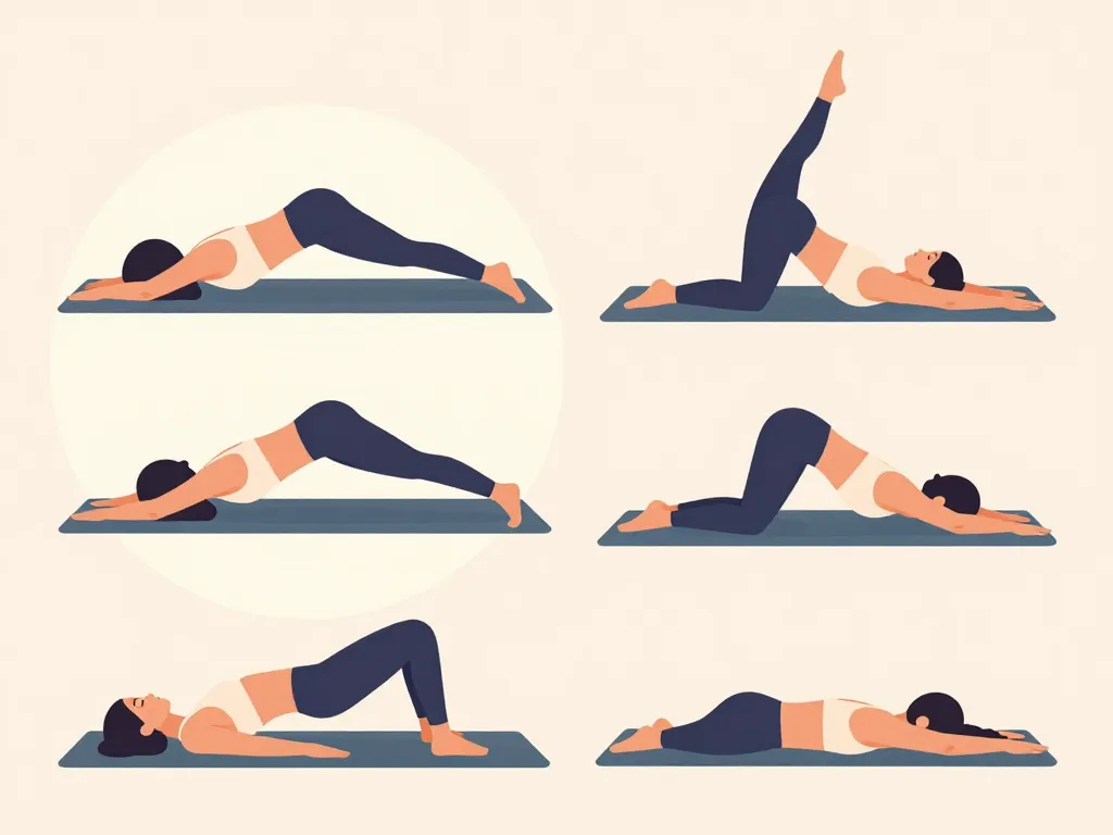 Préparations posture yoga sur la tête séquence échauffement