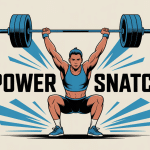 illustration athlète power snatches CrossFit