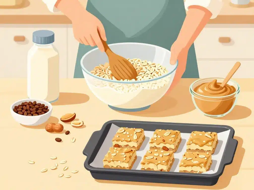 recette barre protéinée whey processus préparation étape par étape