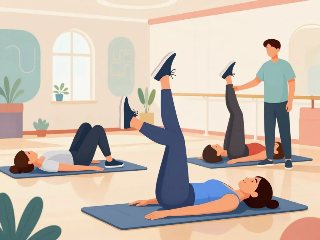 releve de jambe au sol variantes niveaux