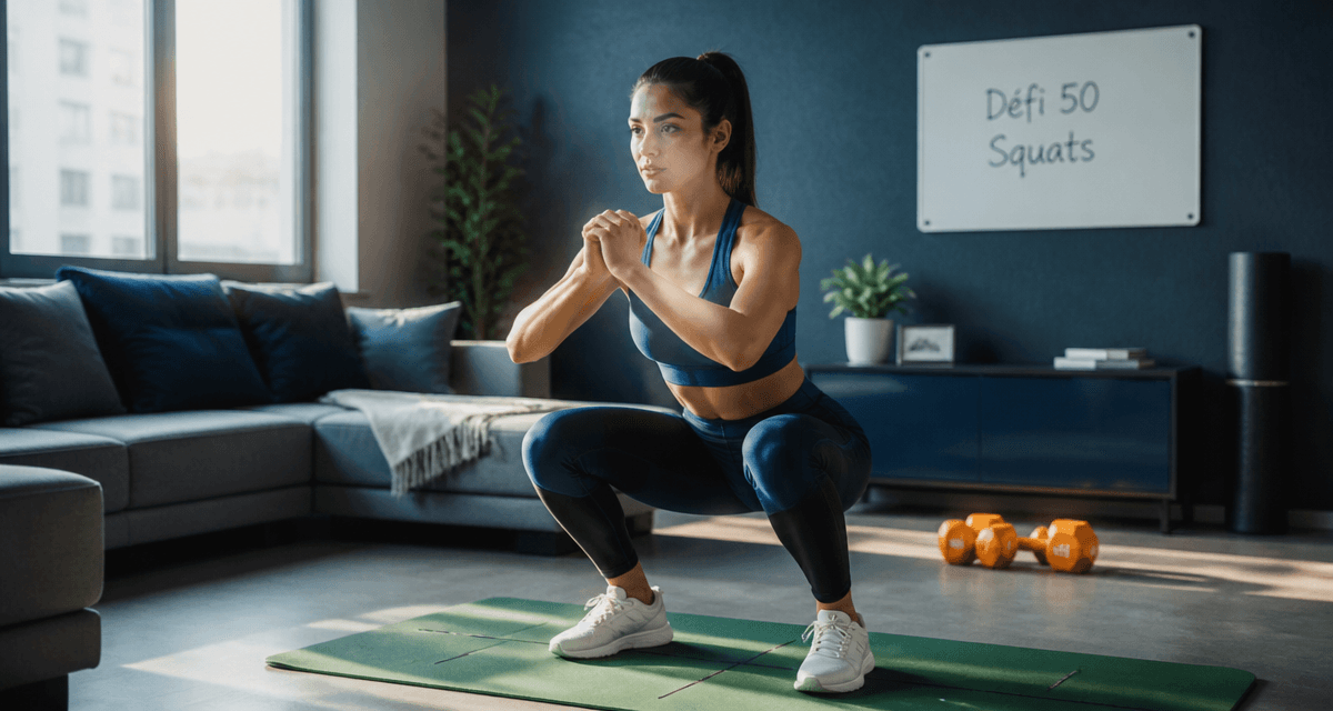 50 squats par jour avant apres femme squat salon