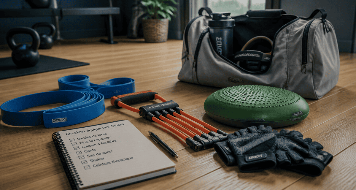 accessoires de sport essentiels à domicile