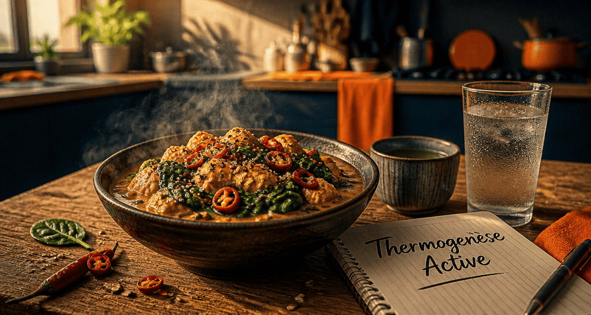 aliments qui boostent le métabolisme sur table moderne