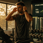 fitness en musique salle de sport écouteurs
