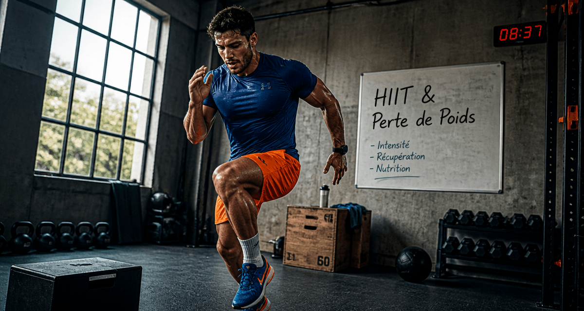 hiit perte de poids athlète entraînement