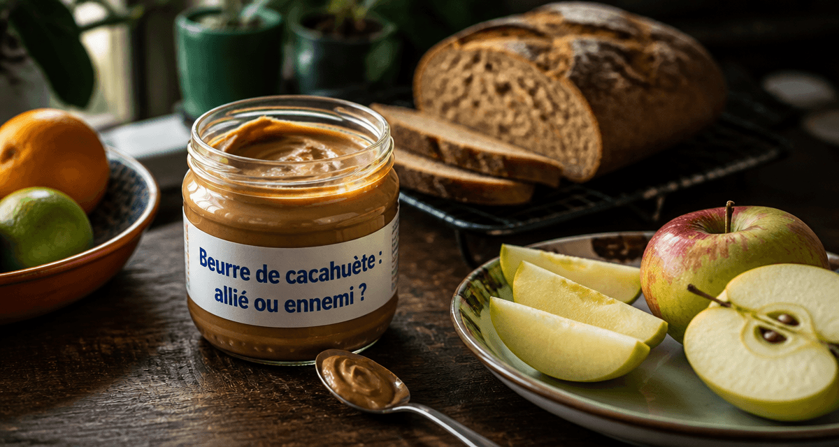 le beurre de cacahuete fait il grossir pot ouvert sur table