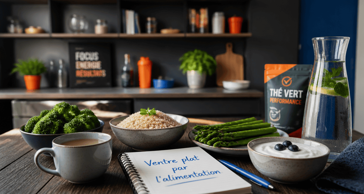 maigrir du ventre alimentation table aliments ventre plat