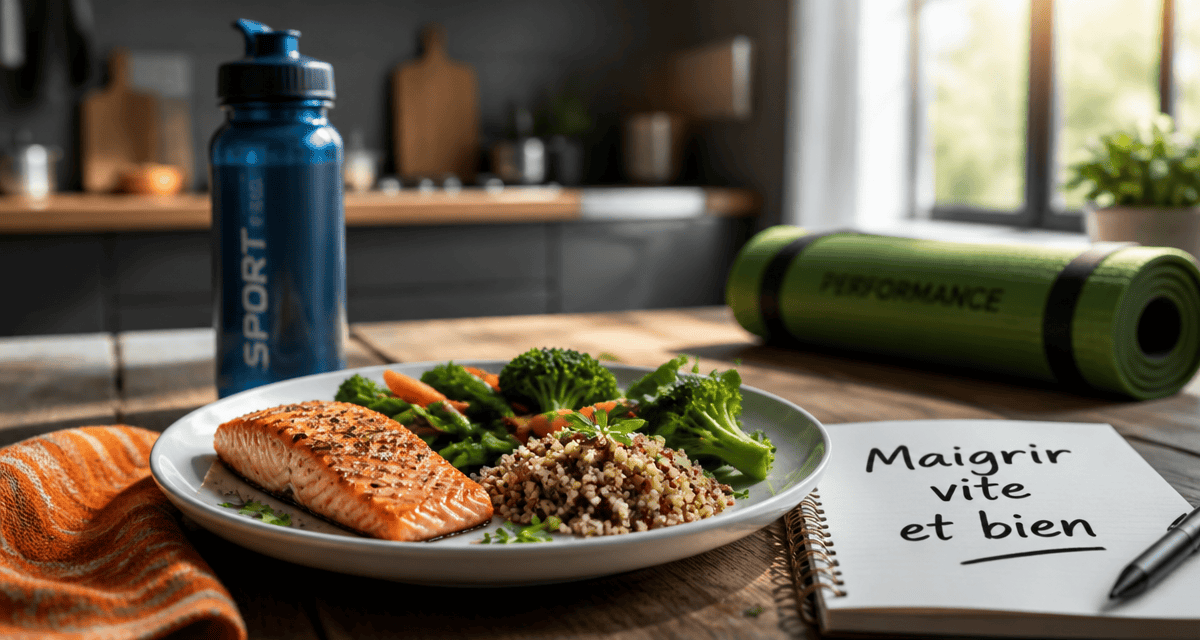 maigrir vite et bien assiette saumon quinoa sport