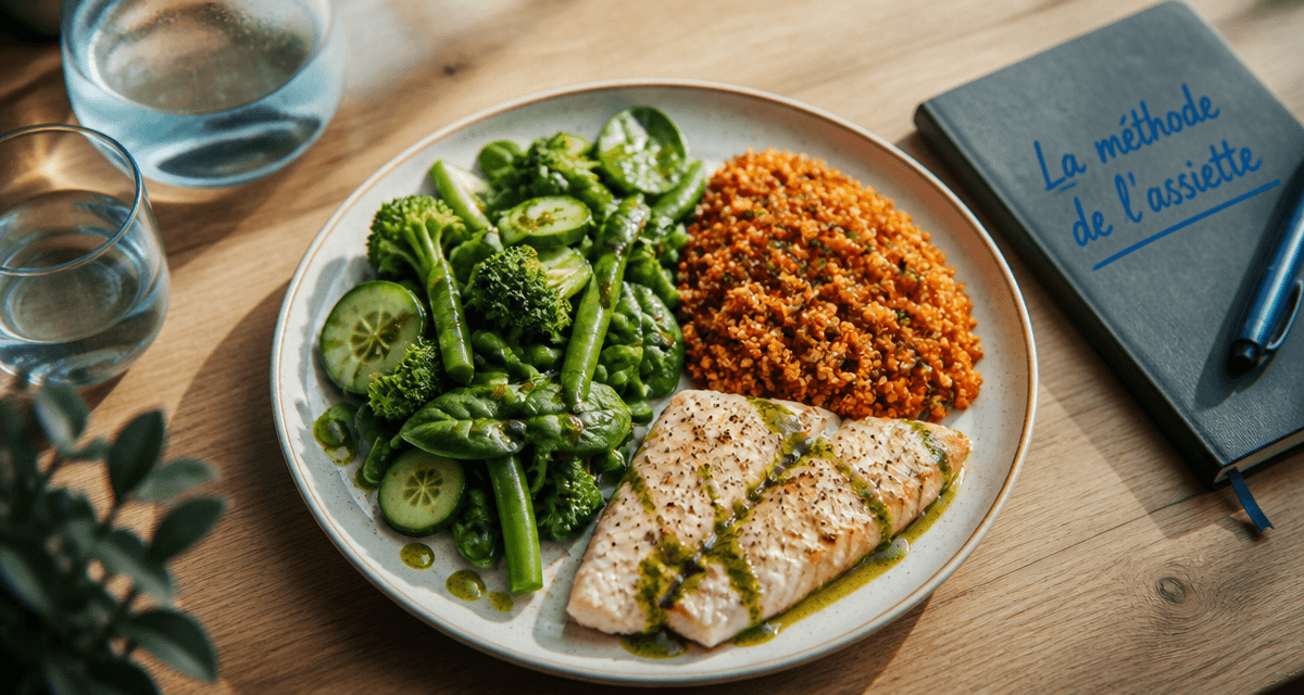 que faut il manger pour perdre du poids assiette légumes poisson quinoa