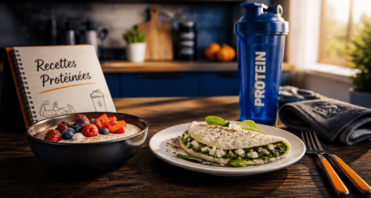 recette riche en proteine musculation bowlcake omelette