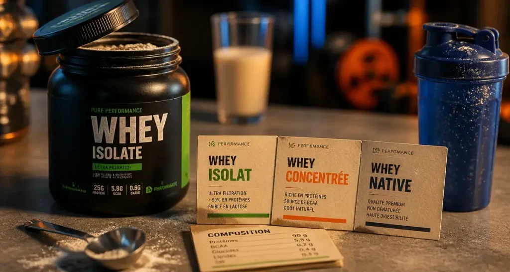 Avis sur la whey : comparaison whey isolate, concentrée et native