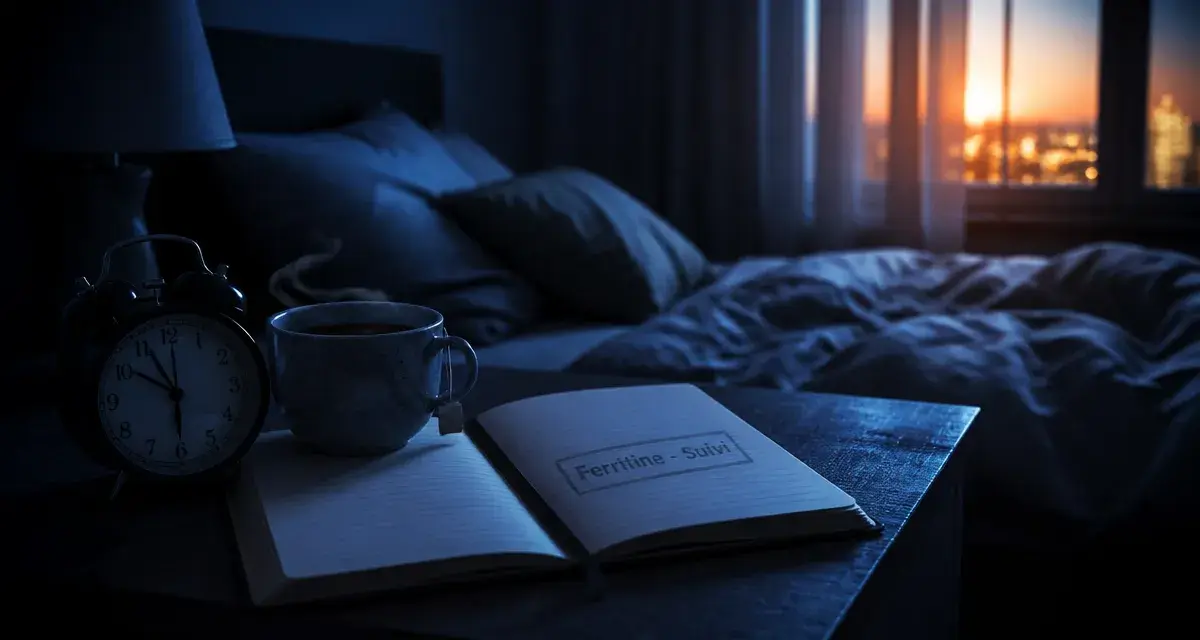 Chambre au crépuscule : hémochromatose et sommeil, excès de fer perturbant la nuit
