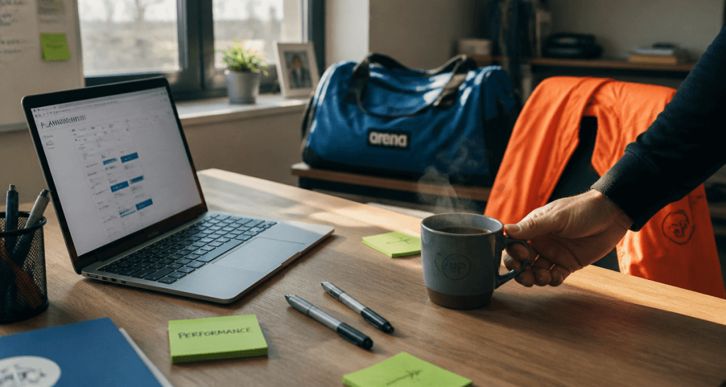 pas trop dur la reprise, bureau, café, planning
