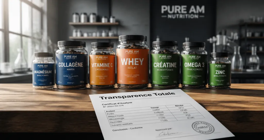 pure am nutrition avis pots et certificat