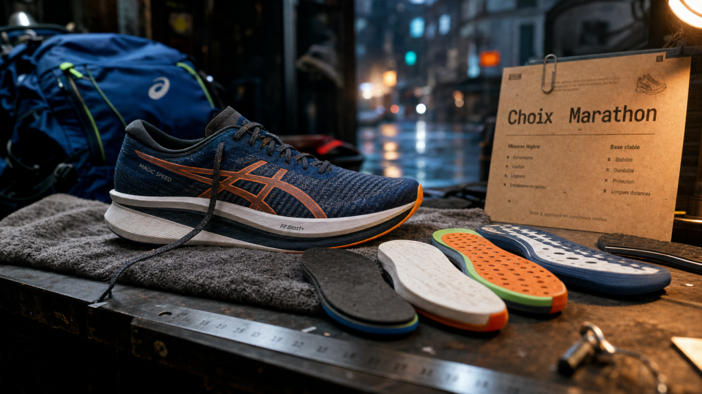 Chaussure pour marathon : confort, carbone et chrono pour 42,195 km