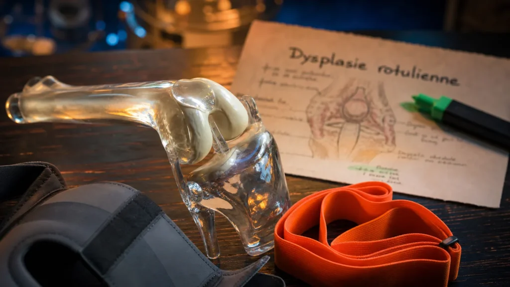 Dysplasie genou : douleur devant rotule et instabilité