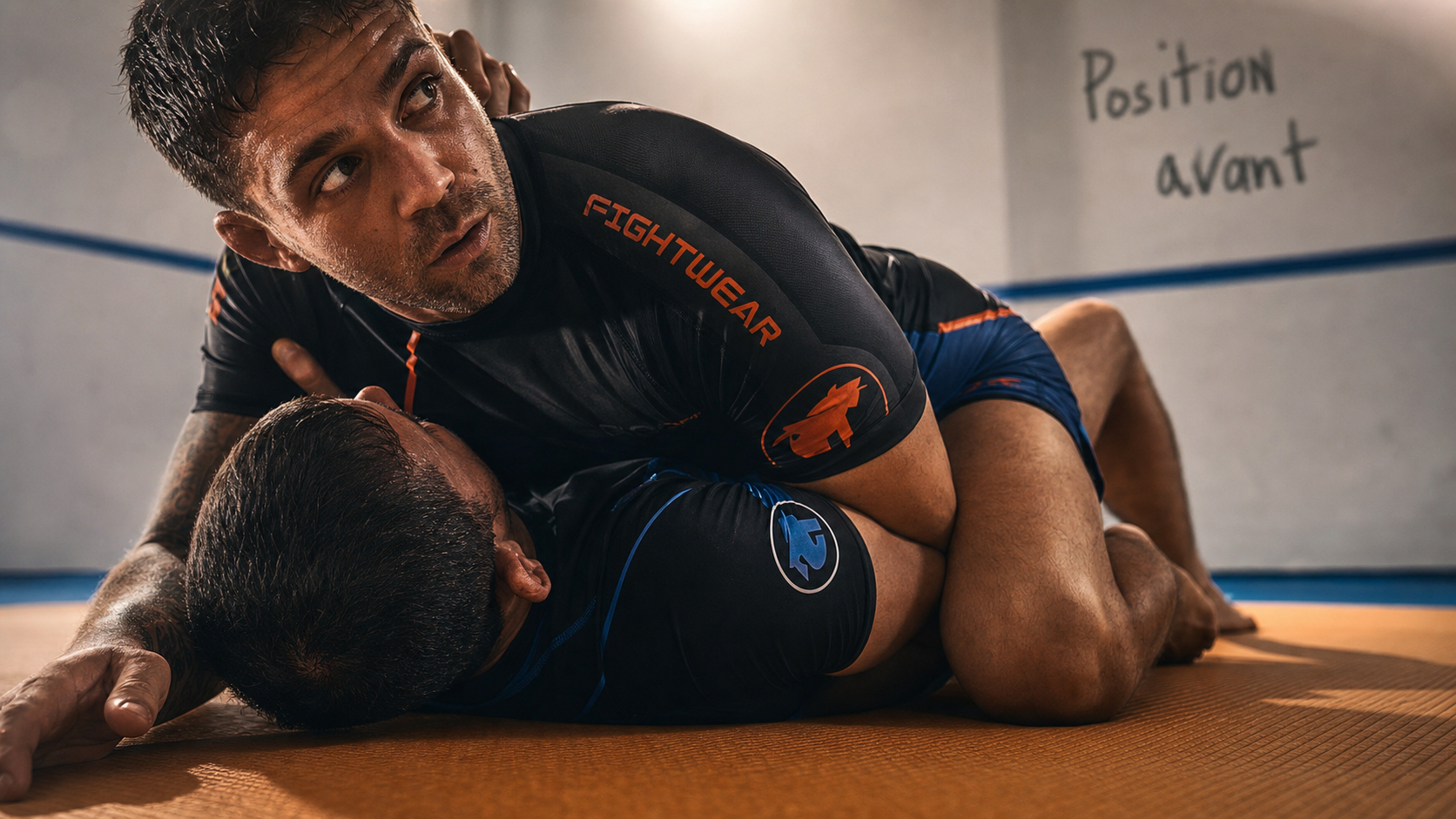 Technique immobilisation grappling : contrôle latéral poitrine et dos en no-gi