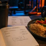 Alimentation prise de masse : surplus contrôlé, macros et shaker