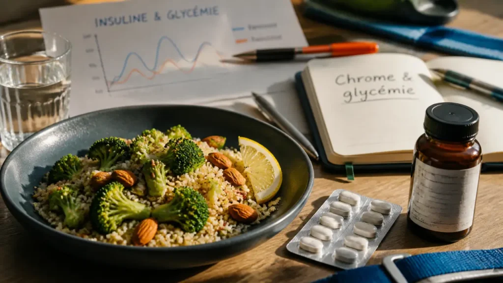 Chrome et glycémie : 4 règles d&rsquo;or pour une supplémentation efficace