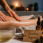 Huiles essentielles circulation sanguine pour massage jambes lourdes