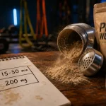 Le pre workout : caféine, timing 15-30 min avant entraînement