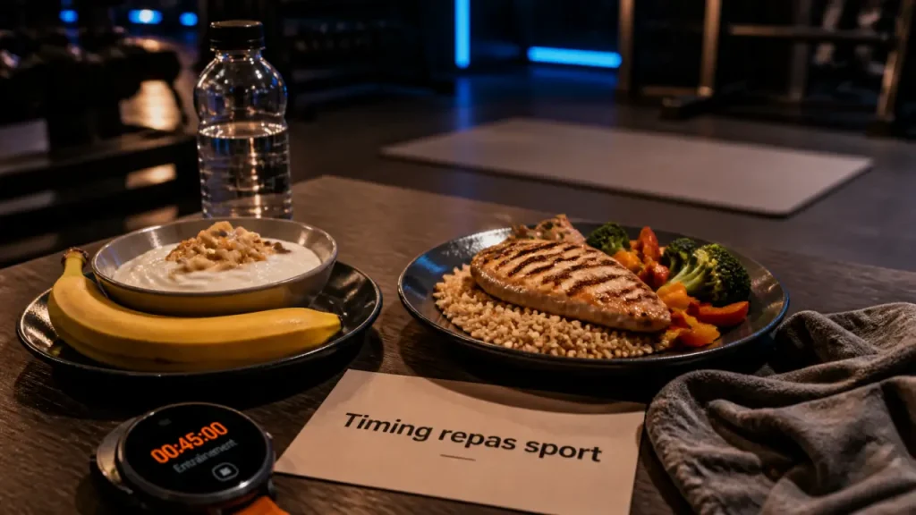 Manger avant ou après le sport pour perdre du poids : le bon timing selon l’effort et la récupération
