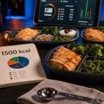 Régime 1500 calories : répartition des repas