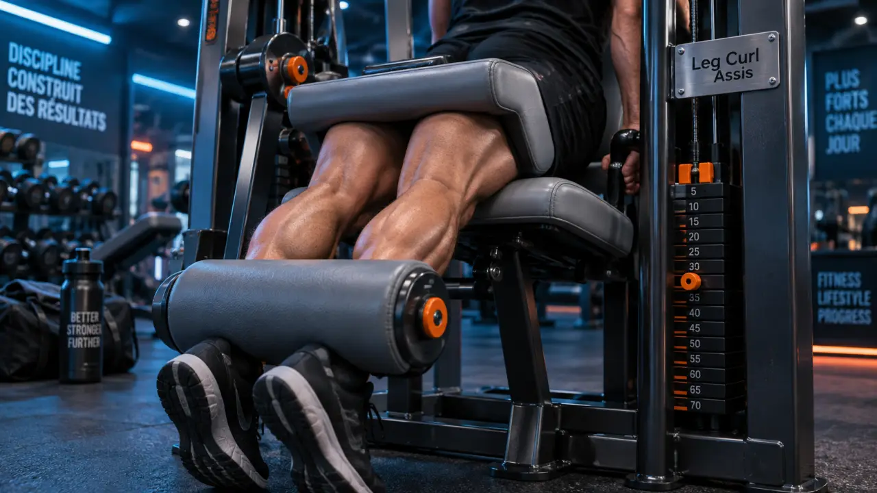 Leg curl assis : travail des ischio-jambiers