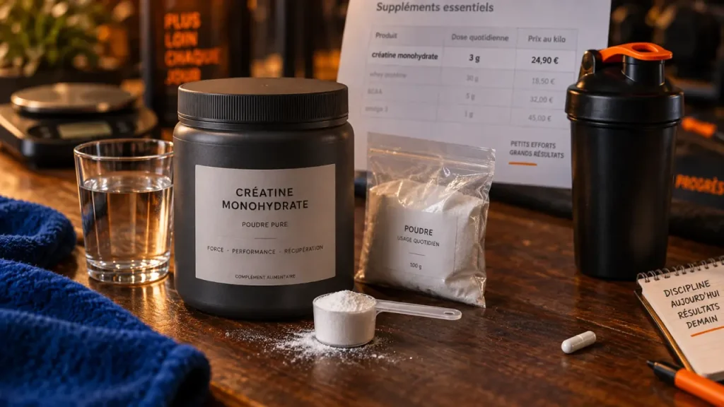 La meilleure créatine est la monohydrate pure, pas la formule la plus chère