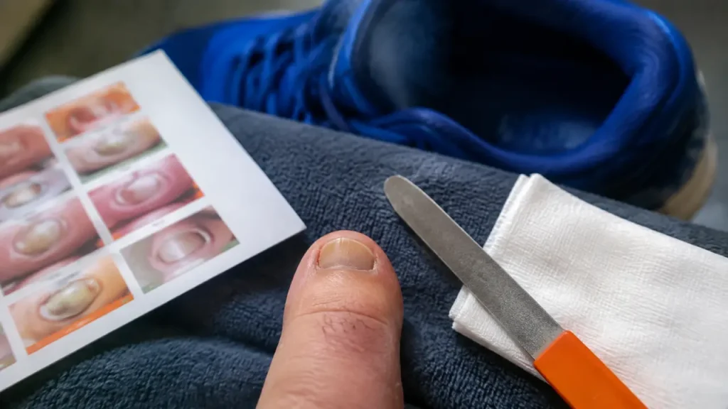 Ongle gros orteil qui jaunit : mycose ou frottements, vernis en cause