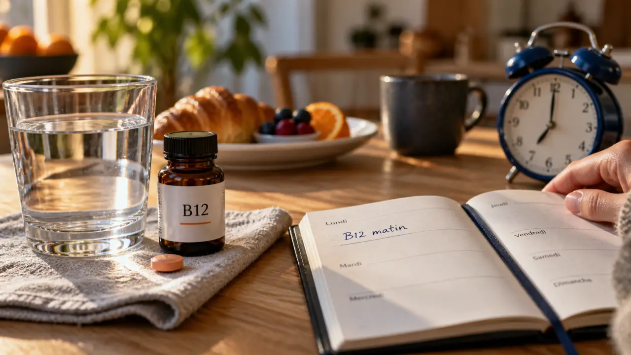 Quand prendre la vitamine b12 : matin, à jeun ou avec repas