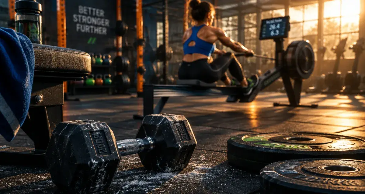 Calories musculation : 14 kcal/min, haltère et séance de musculation