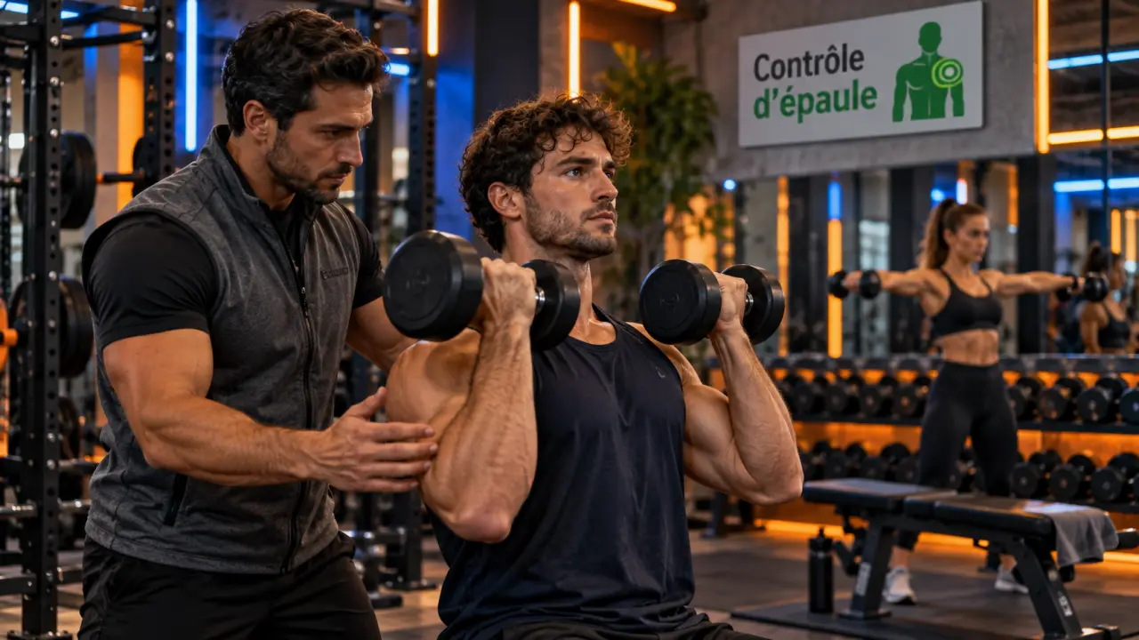 Exercice epaule : développé et élévations