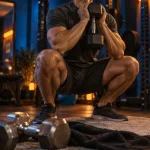 Exercices avec haltères : séance full body en home-gym