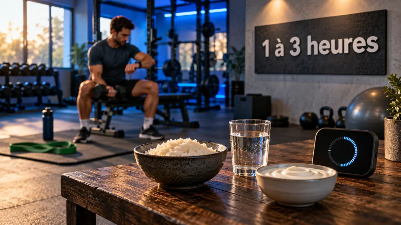 Muscu apres manger : attente 1 à 3 heures avant de s’entraîner