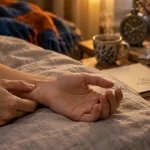 Point acupuncture sommeil profond : pression douce au poignet pour favoriser le sommeil profond