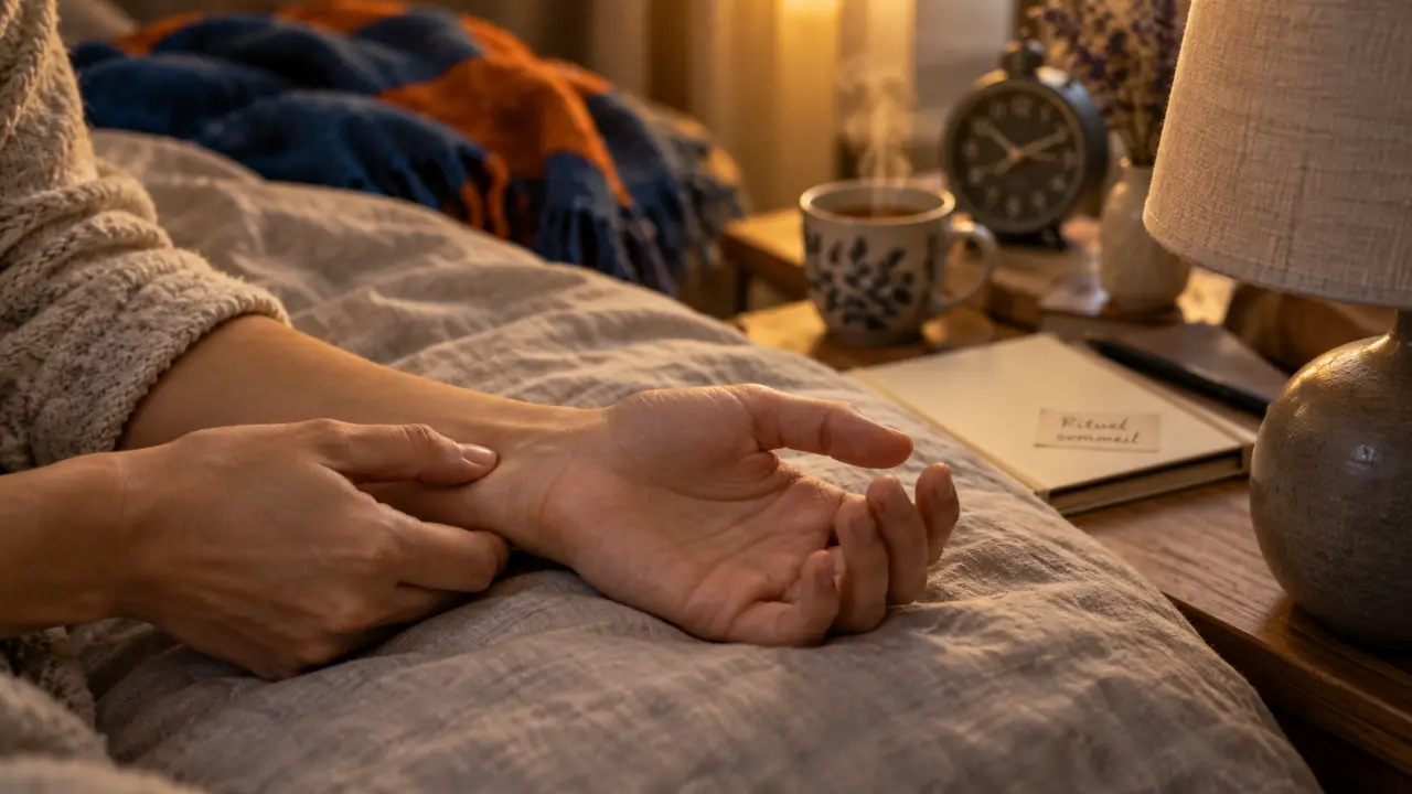 Point acupuncture sommeil profond : pression douce au poignet pour favoriser le sommeil profond