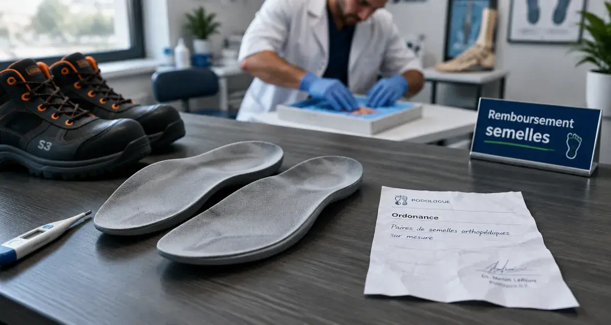 Semelles orthopédiques sur mesure tarif : bilan, remboursement et mutuelle